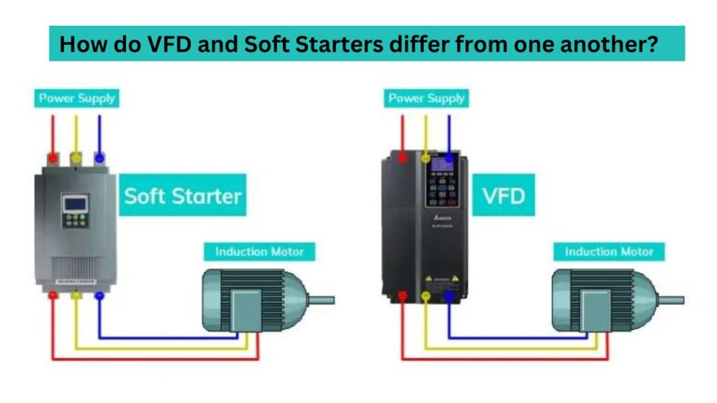 How do VFD and Soft Starters differ from one another