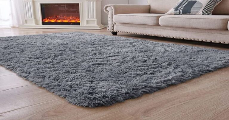 shaggy rug
