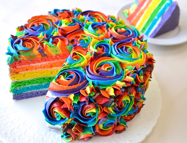 rainbow cake