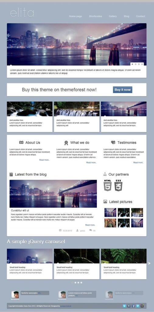 web template