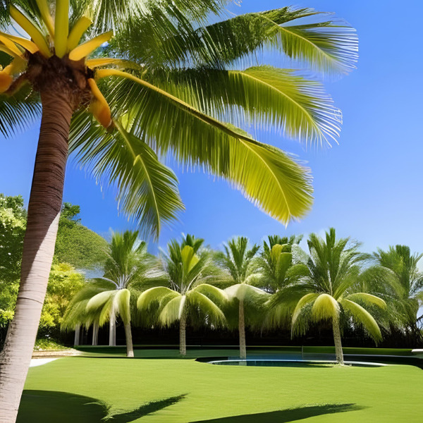 how to attach orchids to palm trees